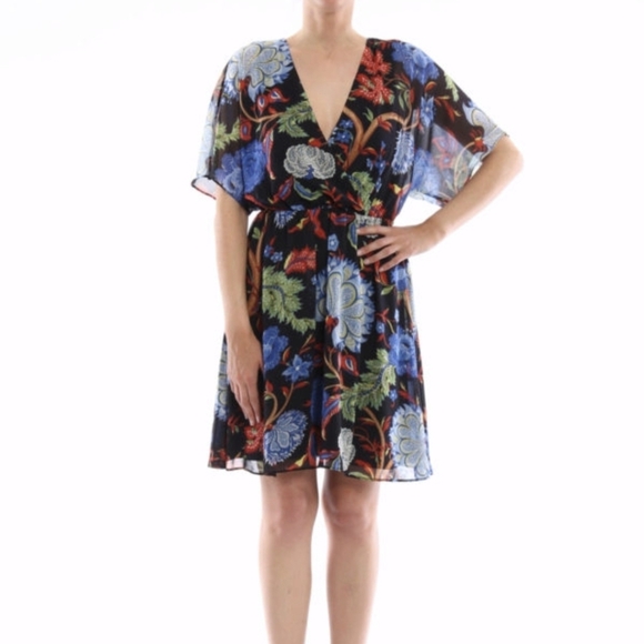 Alice and Olivia Cay floral mini dress - Picture 1 of 8